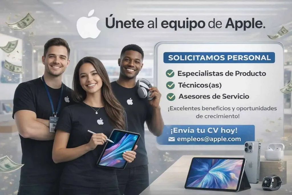 Vacantes Apple 2026: Oportunidades Laborales, Beneficios y Cómo Postularte